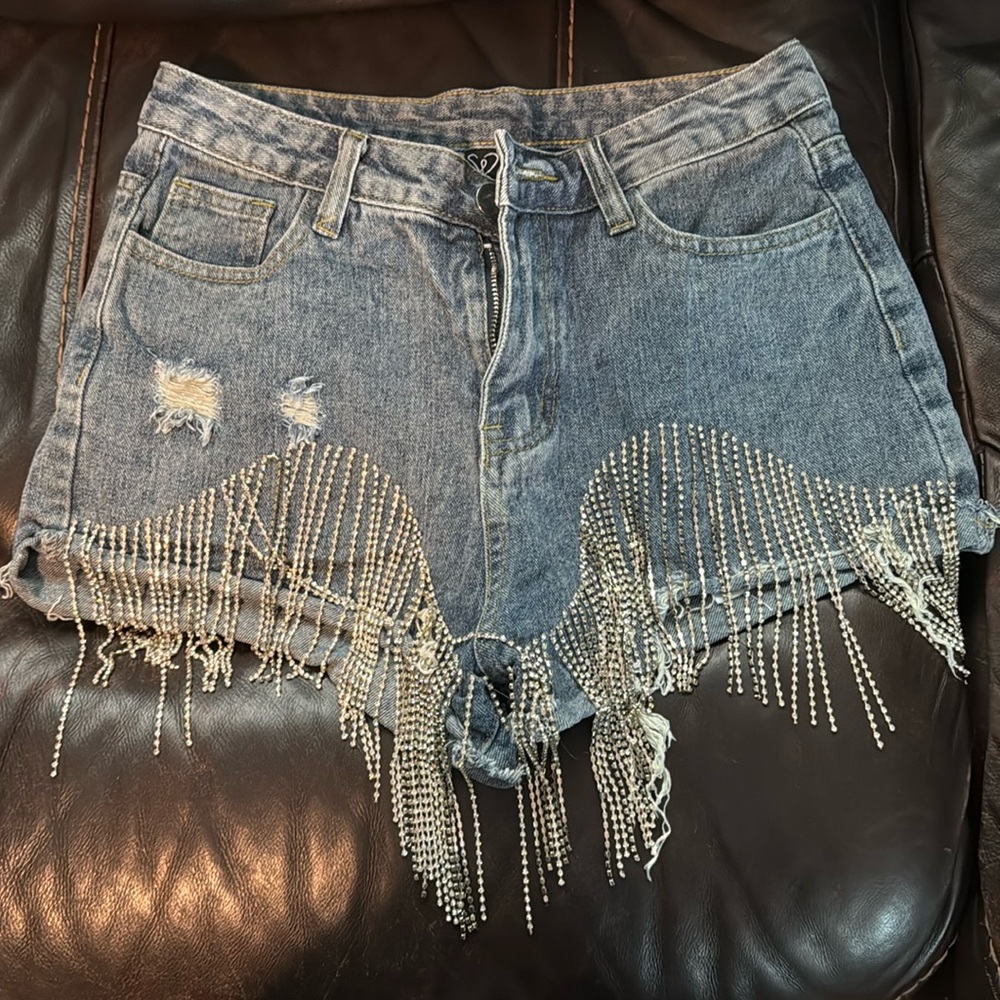 High rise shorts